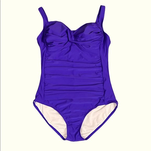 WOMEN’S ONE PIECE SWIMSUIT 
Swimsuits for all
Color: DEEP SEA PURPLE
Size XL- 20 - Picture 3 of 8